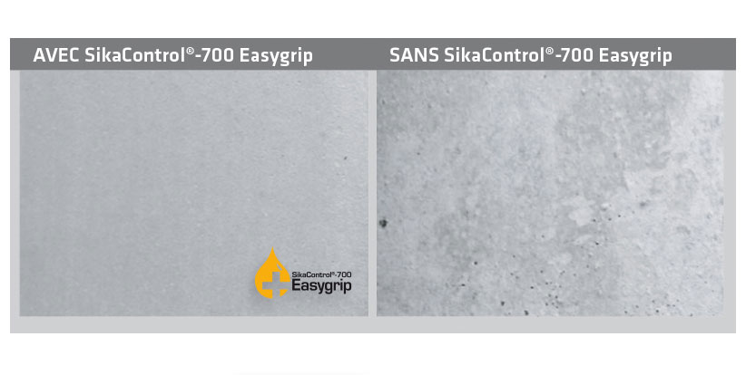 L'utilisation du SikaControl 700 EasyGrip permet un meilleur état de la surfaces des chapes fluide autonivelante Sika